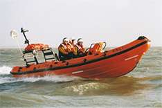 Photo:RNLI. Atlantic 75 in her element.