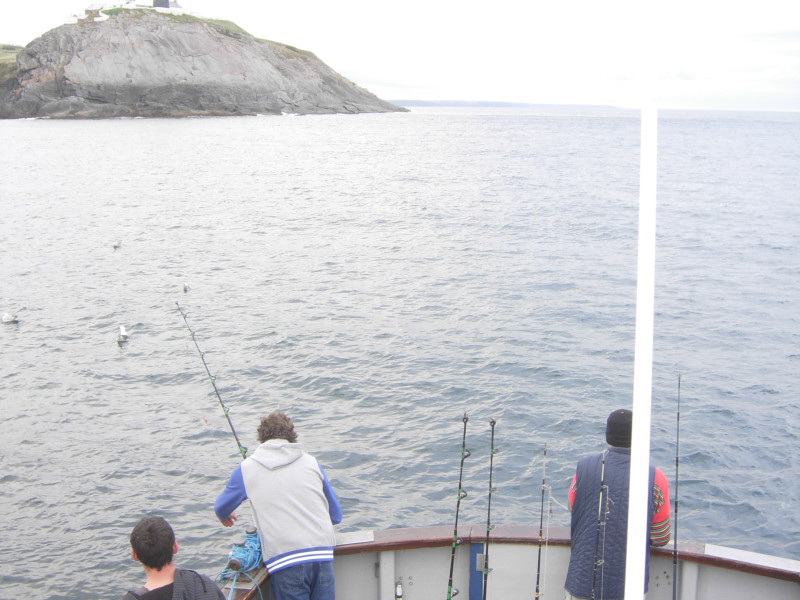 Fishing at Old Head of Kinsale.