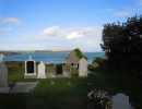 Courtaphorteen graveyard, looking east.