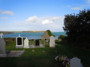 Courtaphorteen graveyard, looking east.