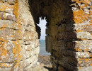 East gable window.