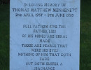 Grave of Thomas Matthew Menhenett.