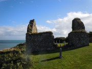 Looking south at Courtaphorteen graveyard.