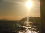 Sun over the Old Head of Kinsale.