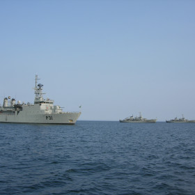 Irish Navy exercise, off Kinsale, June 2013