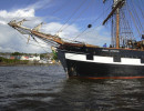 "Jeanie Johnston" at anchor, Summercove.