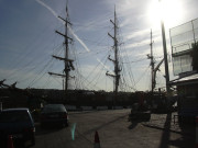 Jeanie Johnston at Kinsale pier.