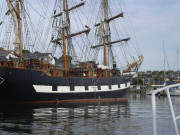 Tall ship "Jeanie Johnston" in Kinsale.