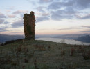 De Courcy castle ruin.