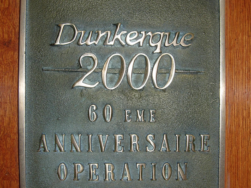 Dunkirk plaque.