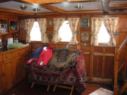 Dunkirk plaques in main saloon.