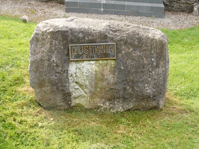 Lusitania graves in Cobh (Queenstown).