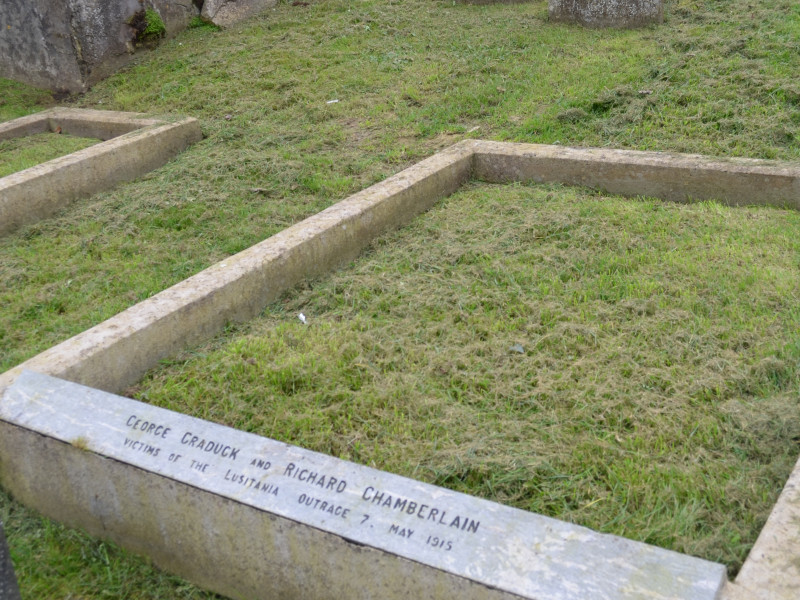 Lusitania Graves in Kinsale.