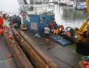 Timbers recovered from PEGU wreck.