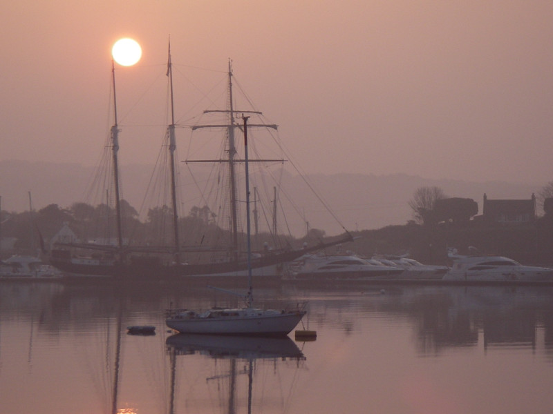 Oosterschelde at sunset