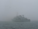 Fog envelops L.E.Rosiín.