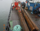 Raised timbers on MCS Anneke. 