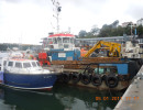 Raised timbers on MCS Anneke. 