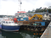 Raised timbers on MCS Anneke. 