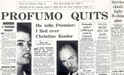 John Profumo resigns.