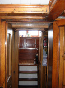 Looking towards wheelhouse from main saloon.