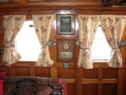 Plaques in main saloon.